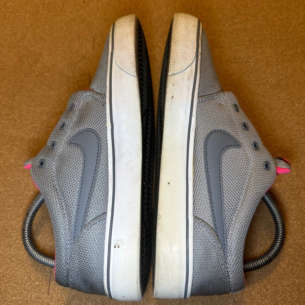 Nike SB Portmore Canvas GS Wolf Grey Hyper Pink Sneakers Kids 5.5Y NO LACES - Picture 8 of 10